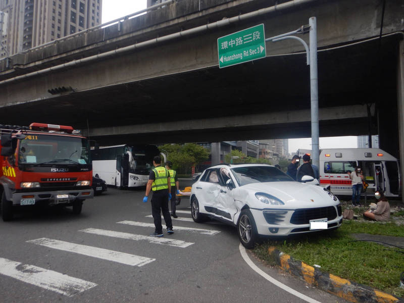 發生車禍事故的現場。（民眾提供）
