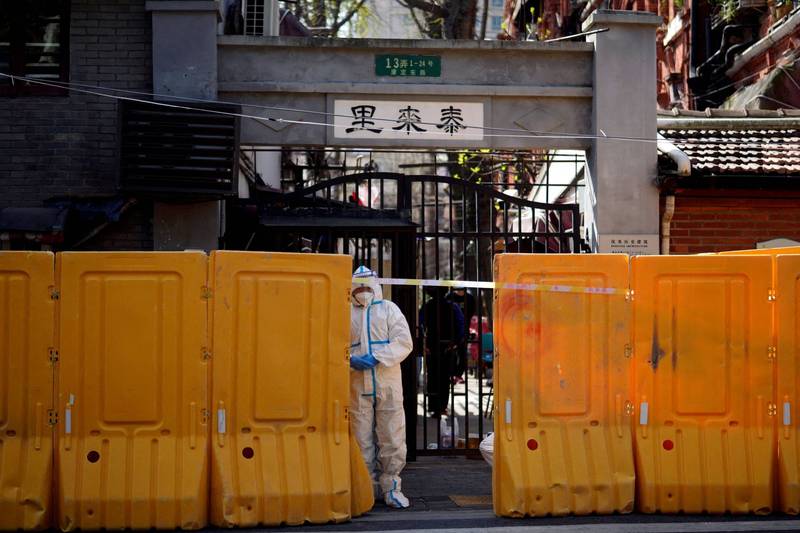 上海实施严厉封城措施，落实清零方针。（路透）(photo:LTN)