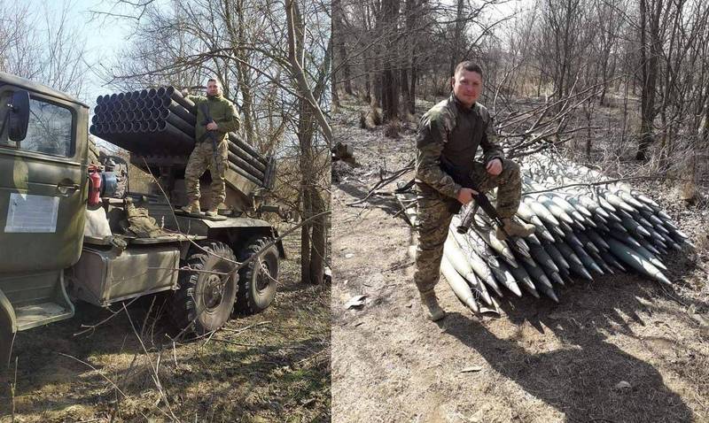 烏軍又擄獲俄軍一輛BM-21多管火箭車與數枚火箭彈，照片曝光後讓網友大笑，俄軍裝備「真的化為烏有」。（圖擷取自推特）