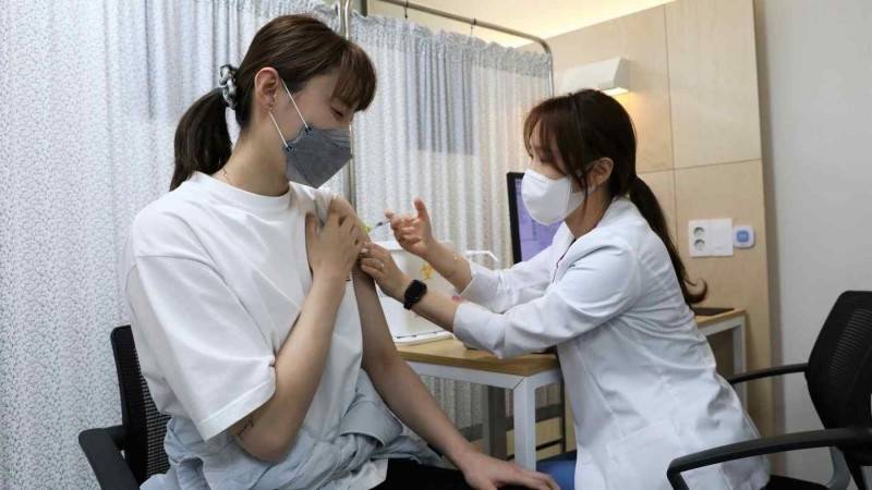 南韩96%的成年人已接种两剂Covid-19疫苗。（路透资料照）(photo:LTN)