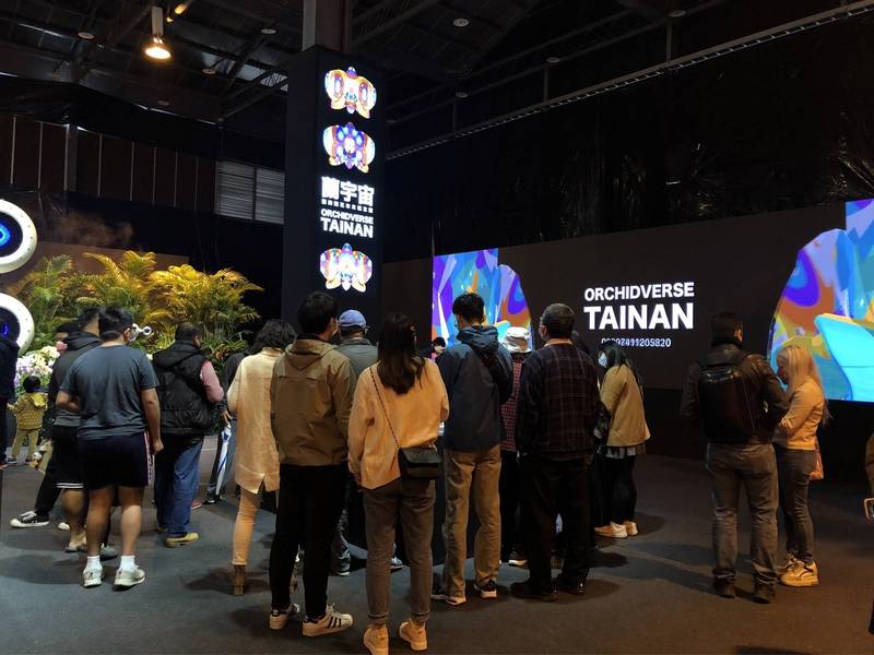 2022台灣國際蘭展開展11天累計已有近18萬人次參觀。（台南市觀旅局提供）