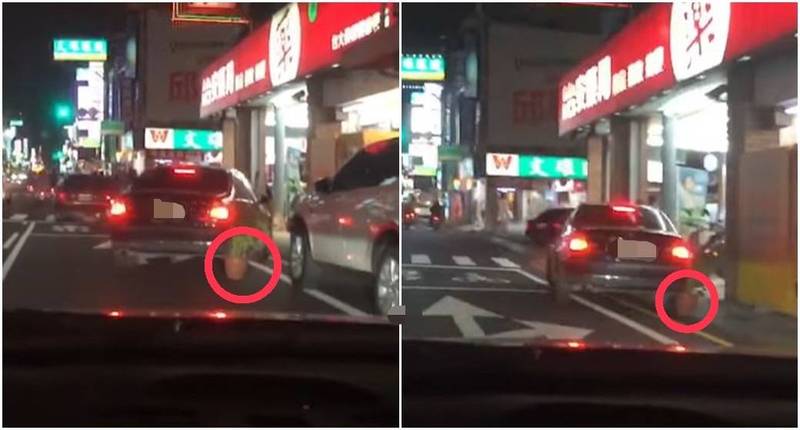現行犯？三寶拖「這一物」趴趴走 離譜行徑後方駕駛全錄下