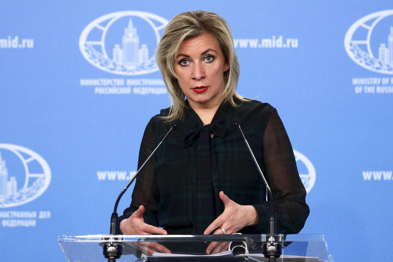 俄國外交部發言人沙卡洛娃表示，俄羅斯當局已要求聯合國安理會召開會議，討論烏軍方企圖藉由布查事件發起「挑釁」與破壞和平談判的舉動。（美聯社）