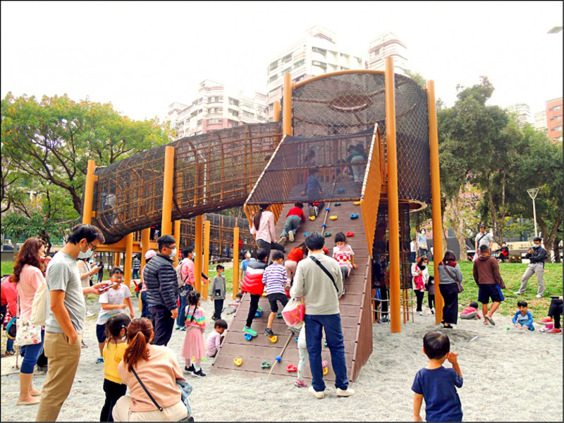 左營區福山里是全國最大里，圖為里內的福山公園。（資料照）