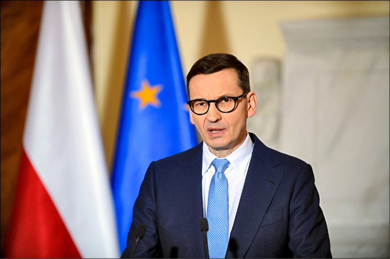 波蘭總理莫拉維茨奇。（歐新社）