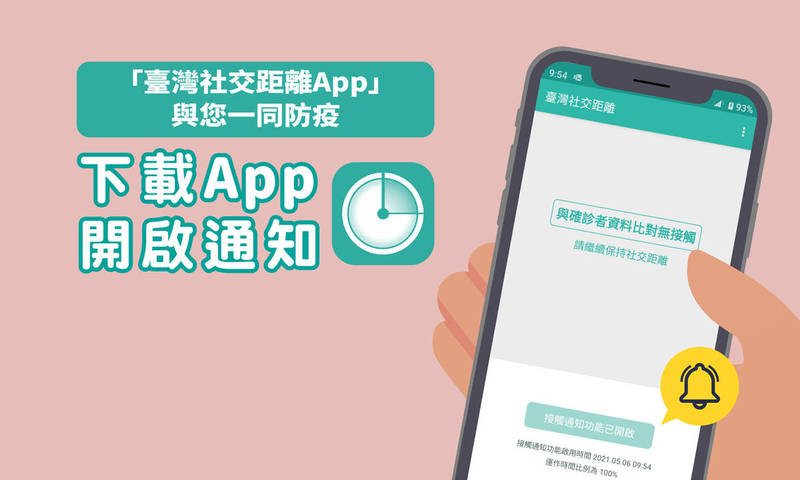 鎮瀾宮呼籲所有參加遶境人員與團隊請下載台灣社交距離APP。（記者張軒哲翻攝）