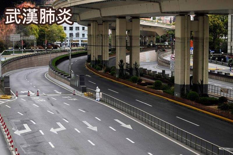 中國官方證實「部分地區」採取「一刀切」的通行管控措施，部分高速公路服務區關閉。（路透；本報合成）