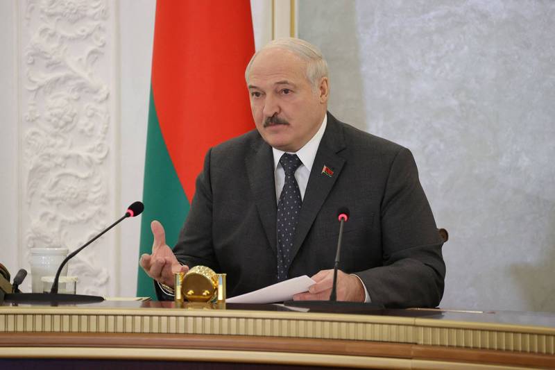 圖為白俄羅斯總統盧卡申科（Alexander Lukashenko）。（路透）