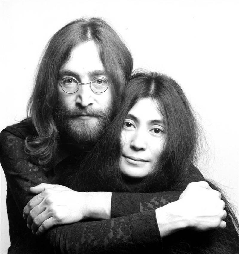 约翰蓝侬（左）与小野洋子51年前共谱的〈Imagine〉蔚为经典。（美联社资料照）(photo:LTN)