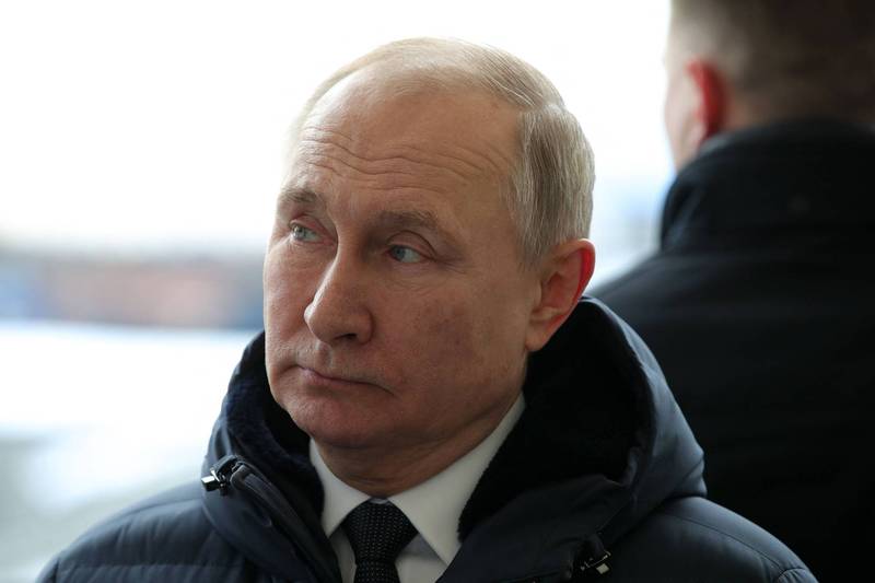 俄罗斯总统普廷否认俄军布查镇犯下战争罪行，宣称那都是伪造的。（法新社）(photo:LTN)