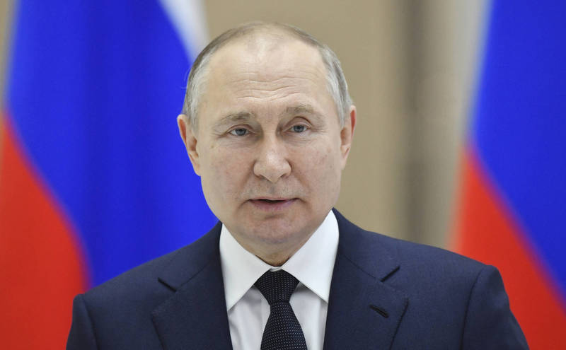 俄罗斯总统普廷表示，俄军必能实现战略目标。（美联社）(photo:LTN)