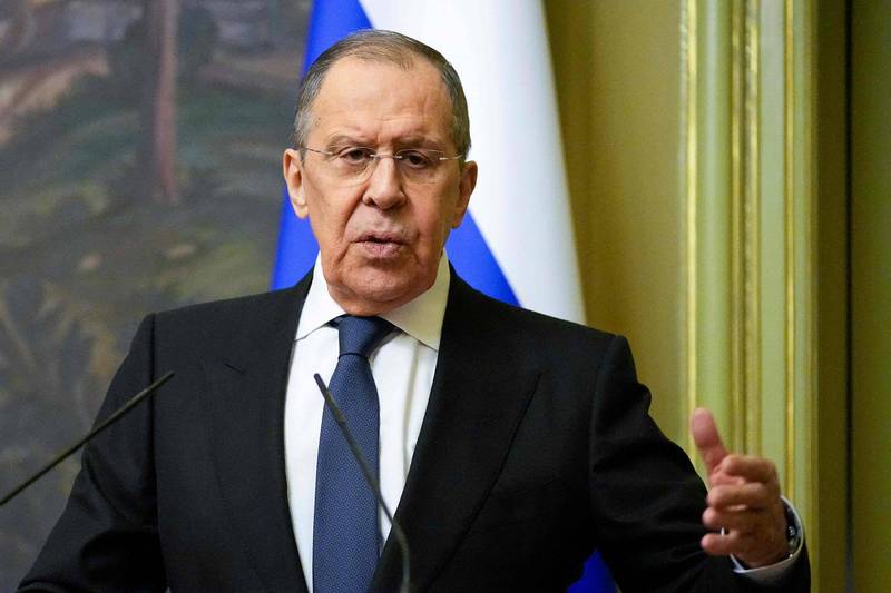 俄罗斯外交部长拉夫罗夫（Sergei Lavrov）声称，「特殊军事行动」旨在结束美国称霸世界和北约扩张。（法新社资料照）(photo:LTN)