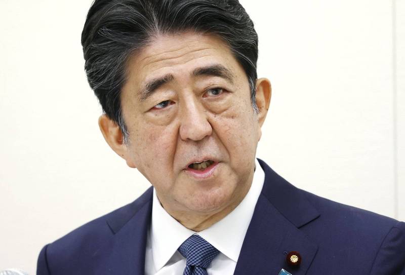 日本前首相安倍晉三。（美聯社）