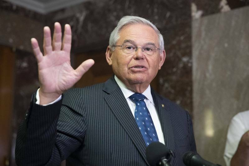 美國參議院外委會主席梅南德茲（Bob Menendez）等共6位參眾議員，傳出將於今（14）晚抵達台灣訪問。（資料照，歐新社）