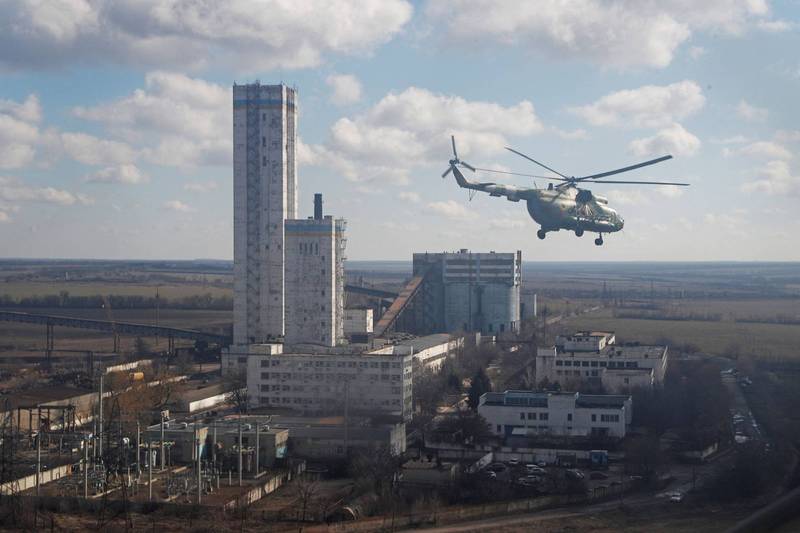 俄官方14日指控，烏軍派出直升機空襲位於邊界的俄村莊克利莫沃（Klimovo）至少6次，造成7人受傷。烏軍直升機示意圖。（路透資料照）