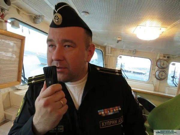 乌克兰内政部长顾问格拉申科指称，44岁的莫斯科号指挥官库普林上校（见图）在爆炸中丧命。（图取自推特）(photo:LTN)