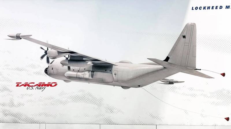 洛马公布EC-130J的概念图，该机将用于确保美国弹道飞弹潜舰能接获核武反击命令。（取自洛马官网）(photo:LTN)