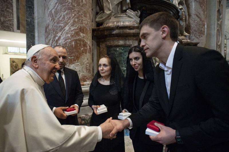 費德羅夫目前在在義大利羅馬向教宗方濟各求助。（路透）