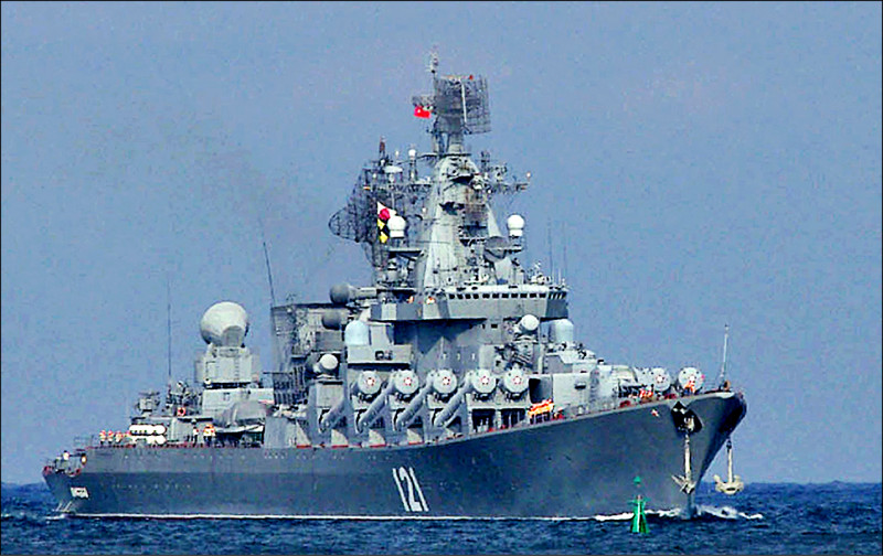 俄罗斯黑海舰队「莫斯科号」飞弹巡洋舰已沉没。（法新社档案照）(photo:LTN)