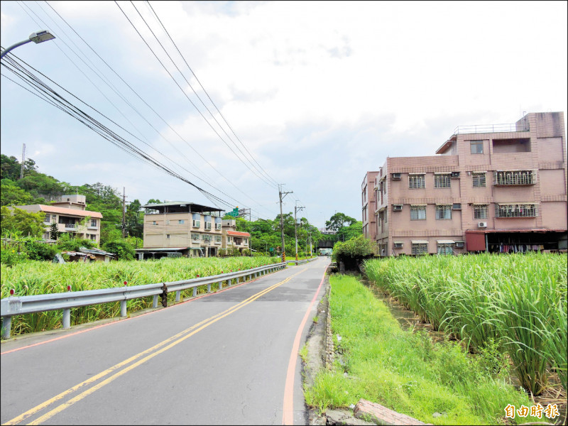 新北市府規劃將灰磘地區打造成生技醫療園區，內政部都委會要求先解決聯外交通問題。（記者賴筱桐攝）