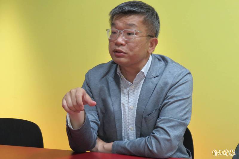 立法院副院長蔡其昌表示，他跟盧秀燕的競爭，是台中市未來發展一種價值的選擇（記者蘇金鳳攝）