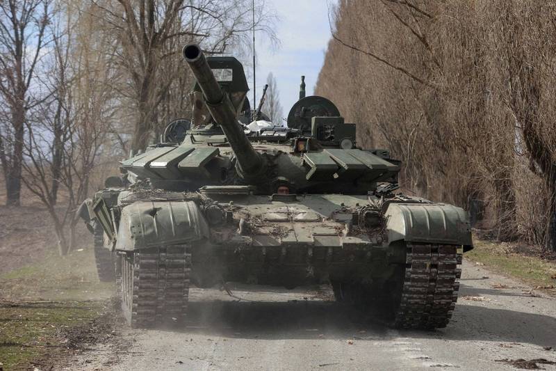 波兰援助乌克兰的T-72战车有200辆。图为被乌军俘获的俄罗斯T-72。（路透）(photo:LTN)