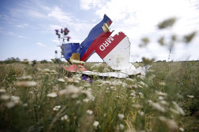 2014年7月馬航MH17在烏克蘭東部遭到攻擊失事，禍首指向俄羅斯。（路透資料照）