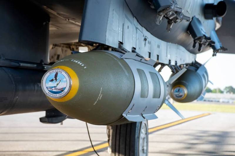 美攻舰版JDAM，精确命中目标。（撷取自美国空军官网）(photo:LTN)