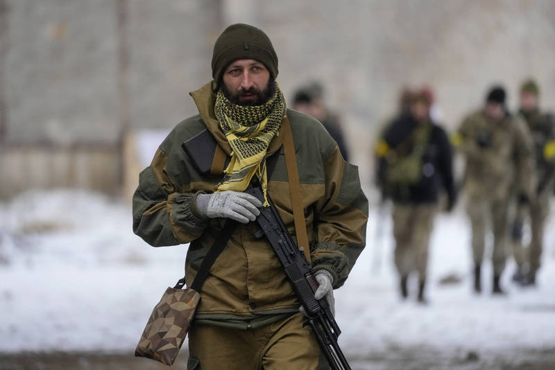烏克蘭軍方本月2日表示，已經確認白俄參戰。白俄士兵示意圖。（美聯社）