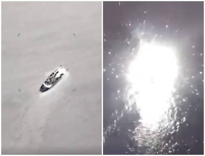 俄罗斯现役航速最快的「勐禽」巡逻艇，2日凌晨在蛇岛附近被摧毁。（图翻摄自乌克兰武装部队总参谋部脸书）(photo:LTN)