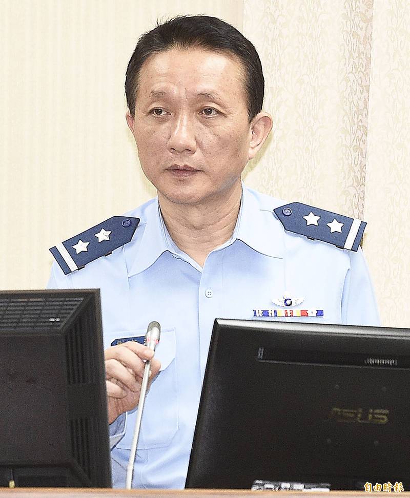 劉任遠上將接任空軍司令。（資料照）