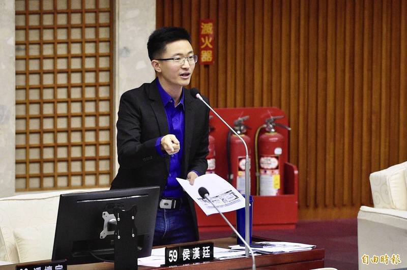 新黨今公布首波議員提名7人名單，包含競選連任的台北市議員侯漢廷，共提名台北市4席、新北市2席、桃園市1席。（資料照）