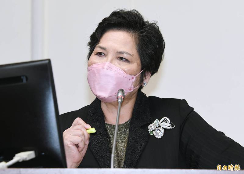 國民黨立委溫玉霞今表示，其國會辦公室有助理快篩陽性，已啟動清消及全員快篩，目前包含她本人都是快篩陰性。（資料照）