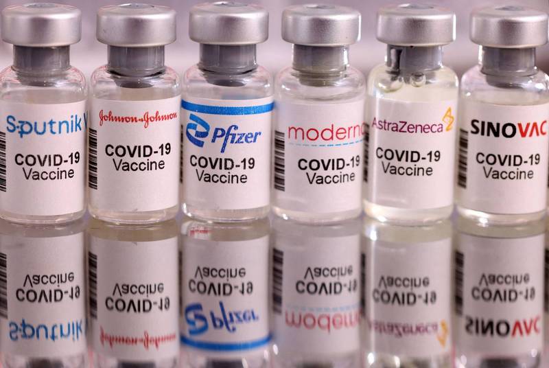 聯合國統計顯示，各家武肺疫苗4月份的出口量均比去年9月下滑，又以中國國產疫苗下降最多。（路透）