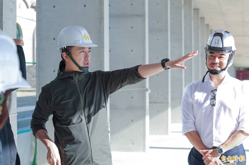 新竹市長林智堅8年來向中央爭取超過265億經費推動大建設。（記者蔡彰盛攝）
