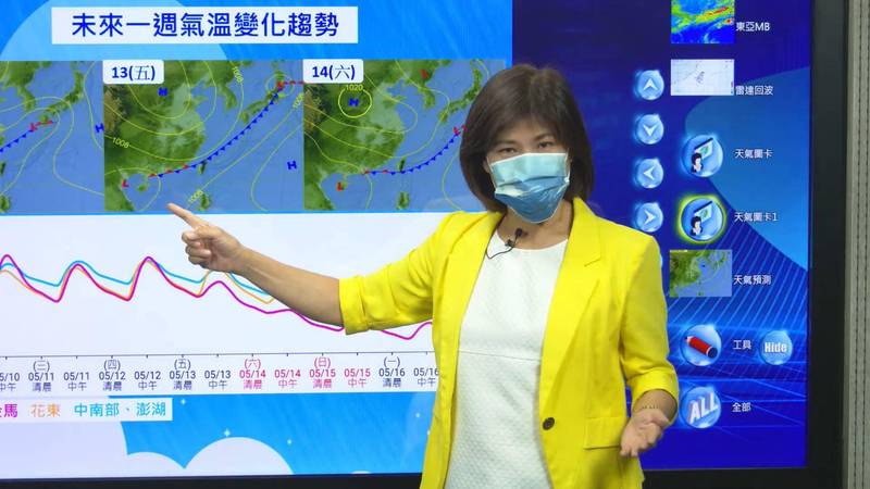 今年第一道梅雨鋒面週四接近週五起雨炸台灣4天 生活 自由時報電子報