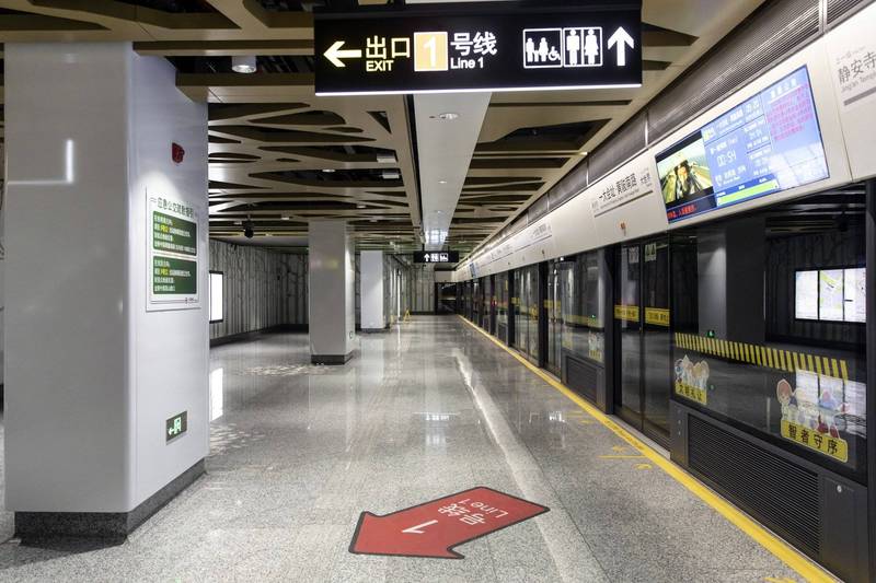 上海突宣布地铁全线停驶。（彭博）(photo:LTN)