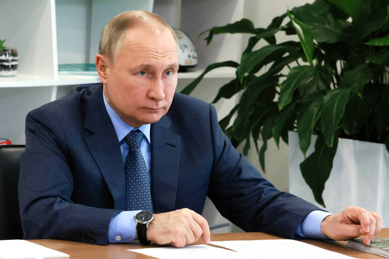 俄总统普廷称西方制裁正在引发一场全球危机。（美联社）(photo:LTN)