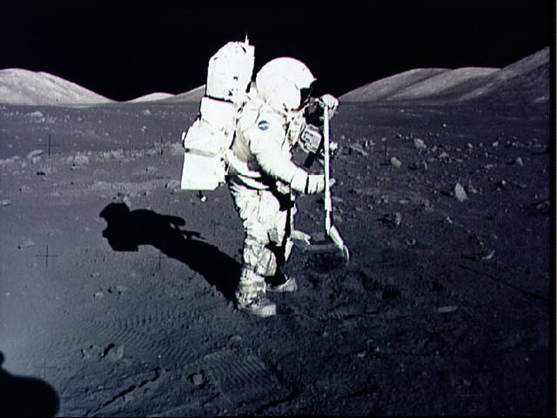 本次實驗使用之月球土壤，部分來自1972年的阿波羅17號任務。（法新社）