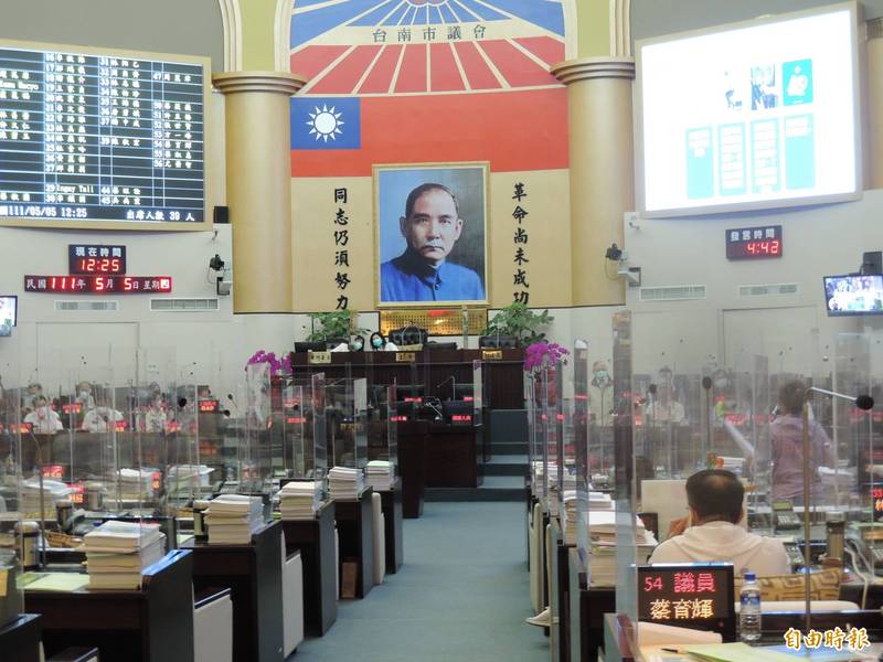 台南市議會議員共有57席，要達過半席次必須至少要有29席。（資料照）