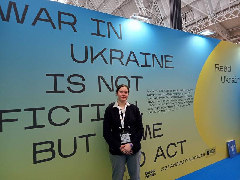 烏克蘭最大出版品銷售平台Yakaboo國際市場發展部主任布恬科（Valentina Butenko）。（中央社）