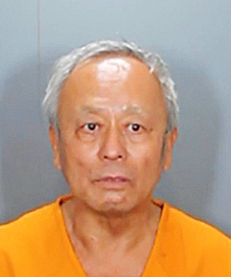 Suspect in the Laguna Woods church shooting David Chou, 68, of Las Vegas is shown in this police booking photo released by the Orange County Sheriff`s Department on May 16, 2022.
Photo: Reuters