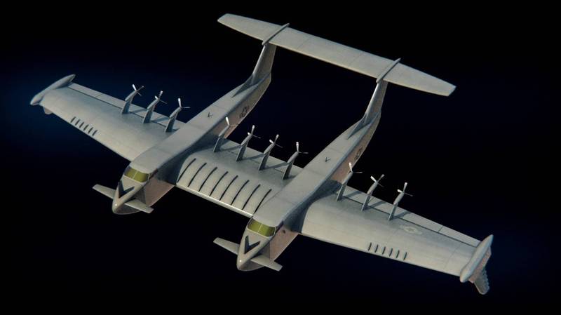「自由举升机」 将建立在现有货机的基础上，以提供下一代海上重型空运能力。（翻摄自DARPA官网）(photo:LTN)