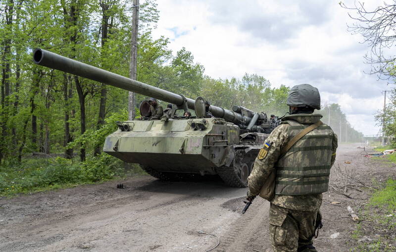 烏克蘭軍方宣布，目前已收復哈爾科夫北方約35公里的城鎮德門提夫卡。示意圖。（歐新社）