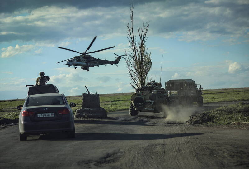 烏克蘭國防部今公布烏俄戰事的最新戰況。（歐新社）