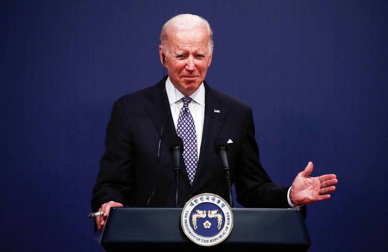 美國白宮21日證實，總統拜登（Joe Biden，見圖）已簽署最新援烏法案，將額外提供近400億美元（約台幣1.2兆元）軍事、人道援助。（路透）