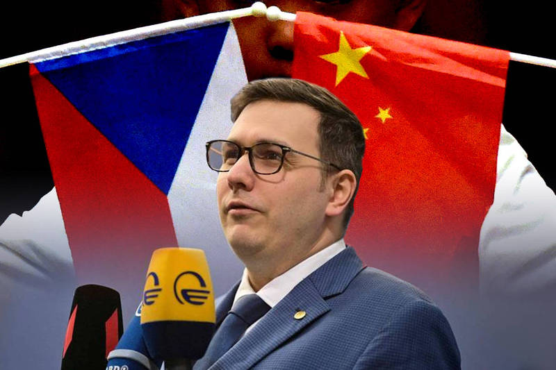 捷克外交部長利帕夫斯基（Jan Lipavsky）直言，中國在這10年間的承諾都沒有實現。（美聯社、法新社，本報合成）