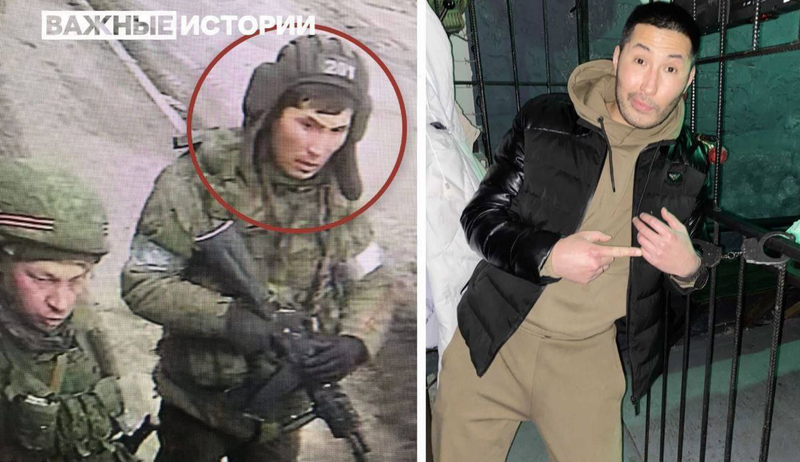 有消息指出37岁的俄军士兵阿坦塔耶夫（Chingiz Atantaev）是布查大屠杀的兇手之一。（图撷取自@rprose推特）(photo:LTN)