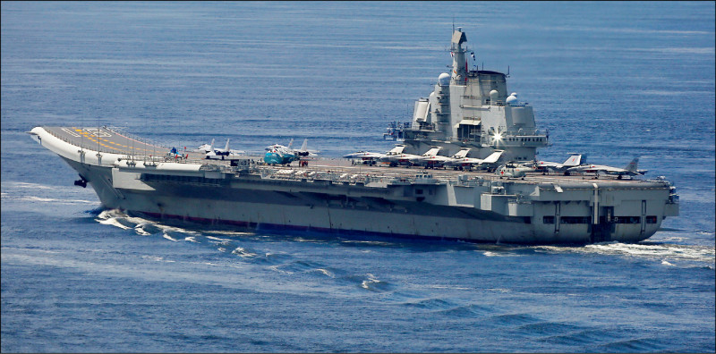 乌克兰战争影响，让中国加紧脚步建造航舰。（路透档案照）(photo:LTN)