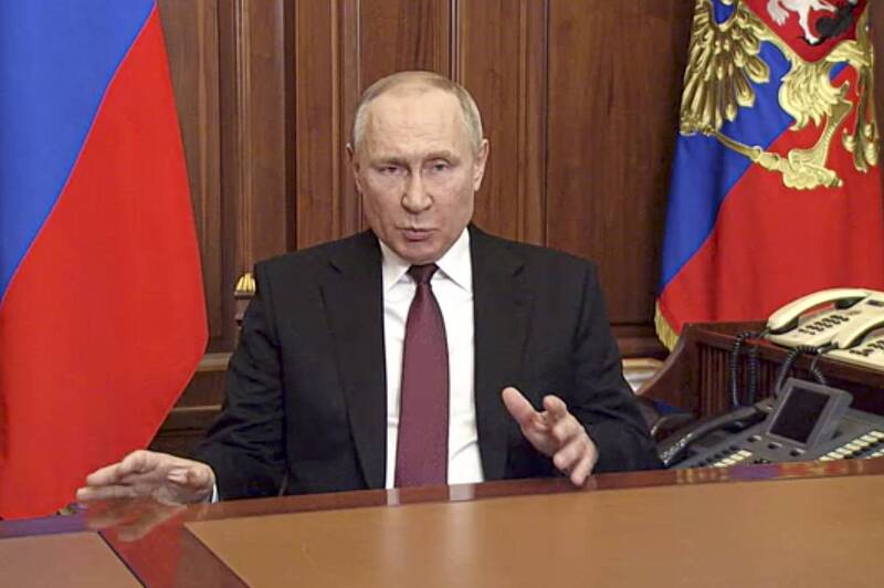 MI6前局長迪羅夫稱俄總統普廷可能會在2023年下台。（美聯社）